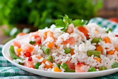 Arroz Blanco con Verduras